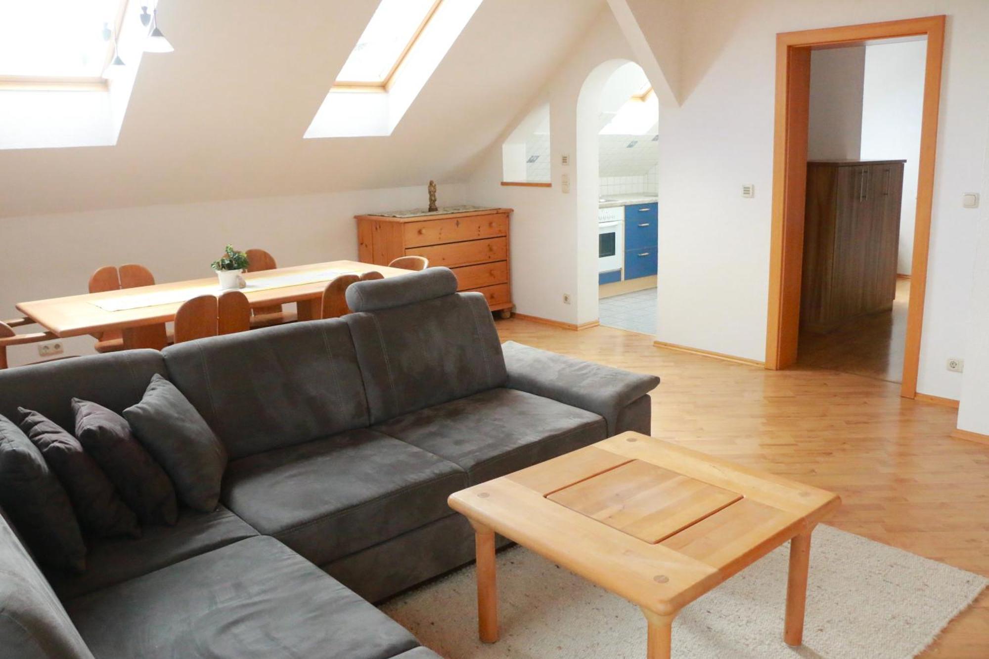 אוברטרום אם זי Ferienwohnung Am Bio-Bauernhof מראה חיצוני תמונה